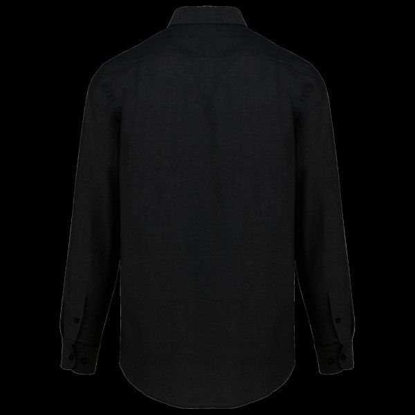 Chemise Oxford manches longues personnalisable – Vêtement professionnel B2B pour communication d’entreprise