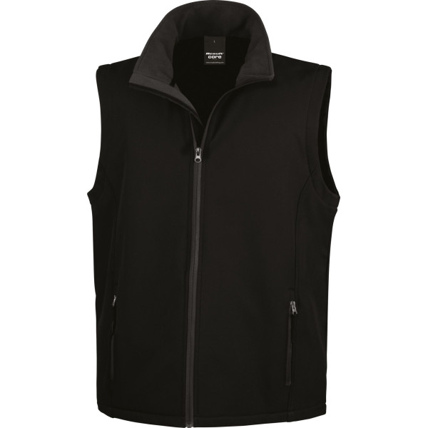 Bodywarmer Softshell Homme Printable personnalisable pour entreprises et événements professionnels - BCM Goodies