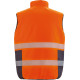 Bodywarmer de sécurité réversible personnalisable haute visibilité pour entreprises et équipes – BCM Goodies
