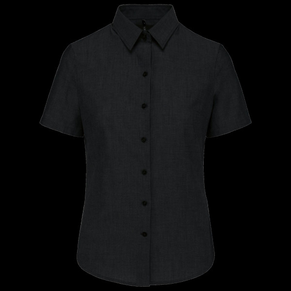 Chemise Oxford Manches Courtes Femme Personnalisable – Textile d’Entreprise pour Événements et Communication B2B