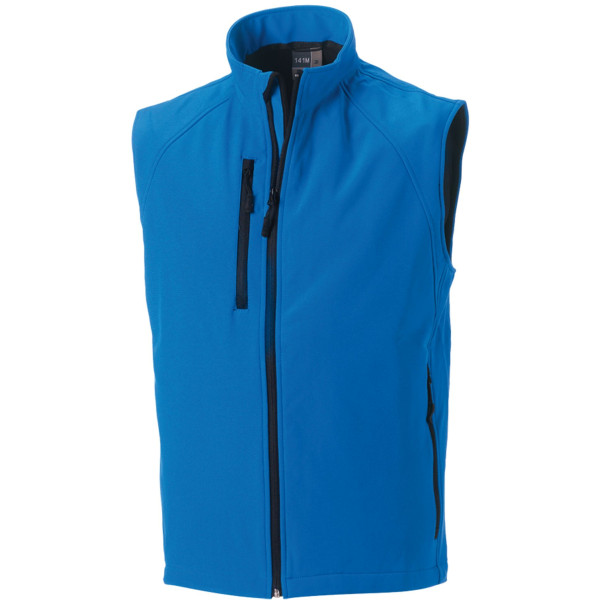 Bodywarmer softshell homme personnalisable – Vêtement d’entreprise pour visibilité et communication – BCM Goodies