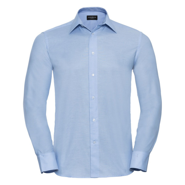Chemise homme Oxford manches longues personnalisable pour communication d’entreprise et cadeaux d’affaires | BCM Goodies