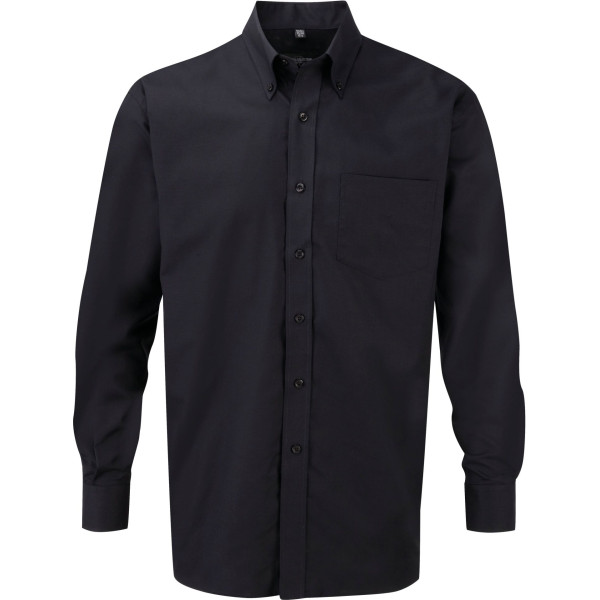 Chemise homme manches longues Oxford personnalisable – vêtement d’entreprise pour dotation et communication interne