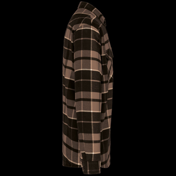 Surchemise à carreaux doublée sherpa homme personnalisable pour cadeaux d'affaires et événements professionnels | BCM Goodi