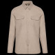 Chemise safari manches longues homme personnalisable – Communication d’entreprise et cadeaux d’affaires