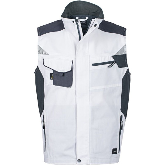 Bodywarmer de travail unisexe grande taille Daiber - Gamme Strong - Personnalisable pour entreprise
