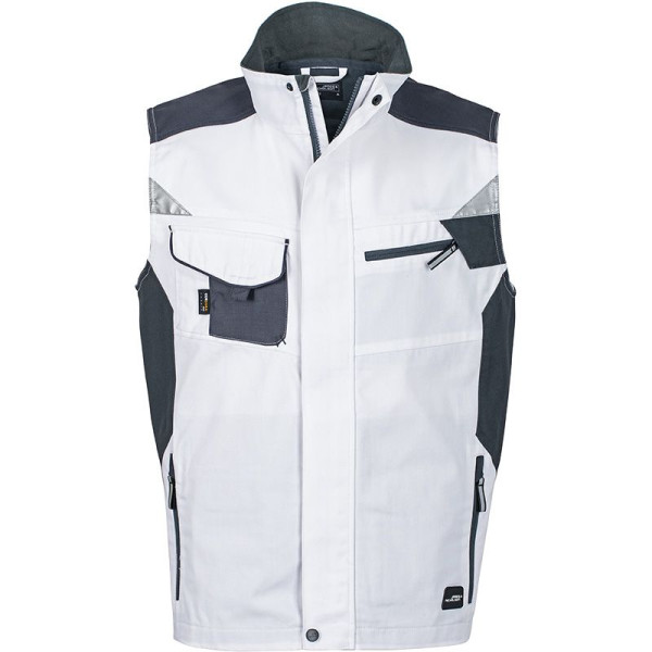 Bodywarmer de travail unisexe grande taille Daiber - Gamme Strong - Personnalisable pour entreprise