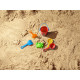 Seau de plage personnalisé VALLARTA en PP avec 5 accessoires - BCM Goodies