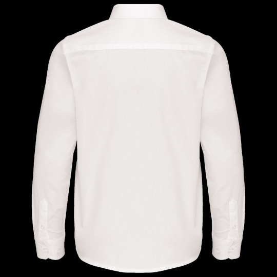 Chemise popeline manches longues enfant personnalisable pour communication d'entreprise - BCM Goodies