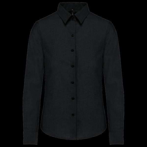 Chemise Oxford manches longues femme personnalisable – Tenue professionnelle événementielle – BCM Goodies