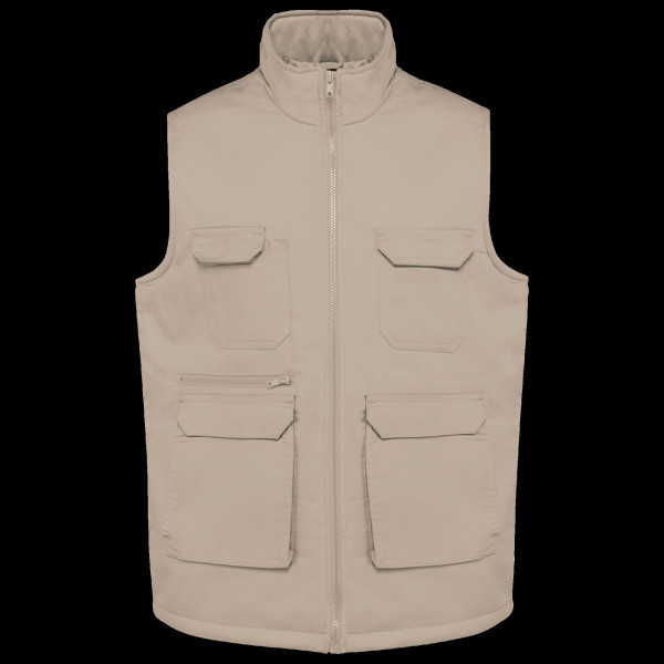 Gilet polychoton multipoches personnalisable unisexe – Vêtement professionnel pour entreprises et associations