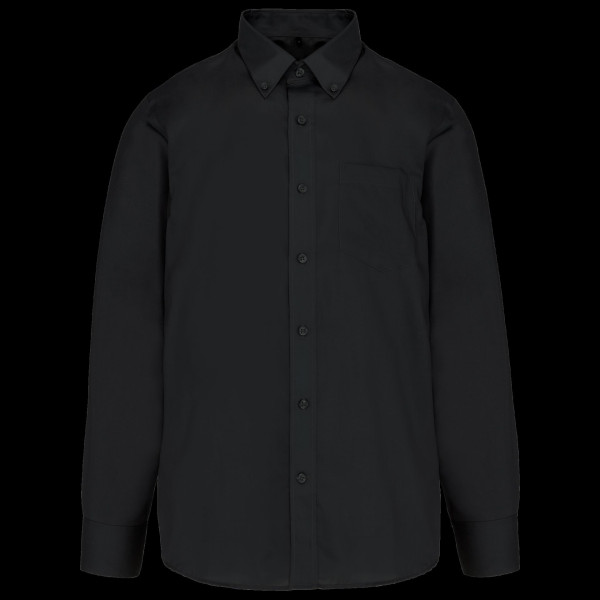 Chemise manches longues sans repassage 100% coton personnalisable pour entreprises – BCM Goodies