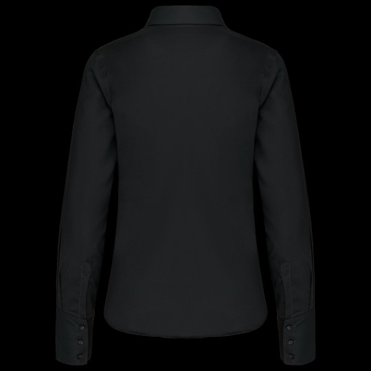 Chemise manches longues sans repassage femme personnalisable – Textile d’entreprise pour communication B2B