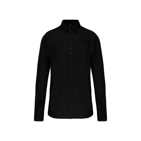 Chemise popeline manches longues personnalisable – Textile d’entreprise 100% coton pour communication B2B | BCM Goodies