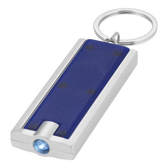 Porte-clés avec lampe LED Castor - Accessoire B2B personnalisable de qualité