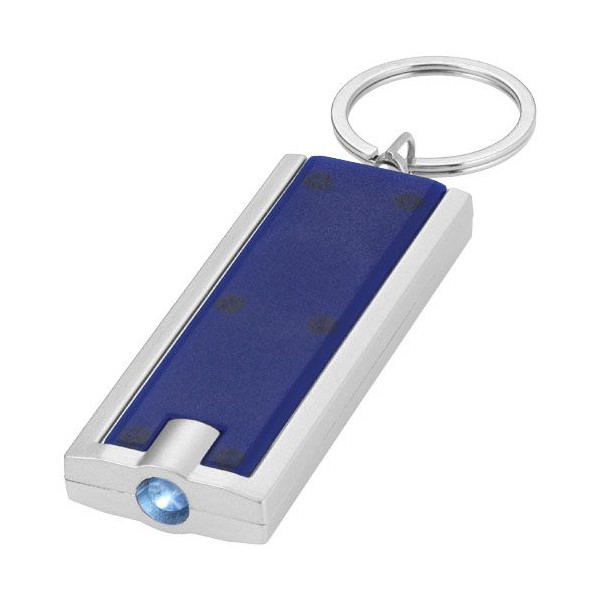 Porte-clés avec lampe LED Castor - Accessoire B2B personnalisable de qualité