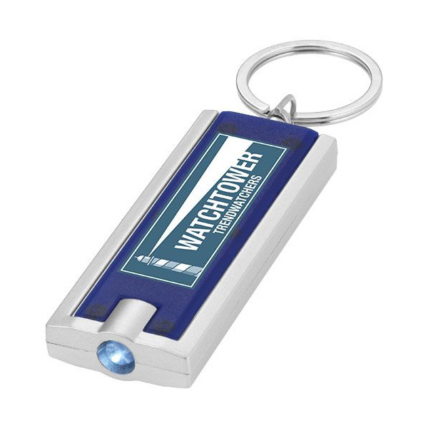 Porte-clés avec lampe LED Castor - Accessoire B2B personnalisable de qualité