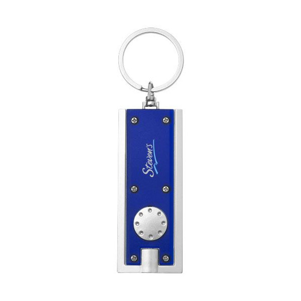 Porte-clés avec lampe LED Castor - Accessoire B2B personnalisable de qualité