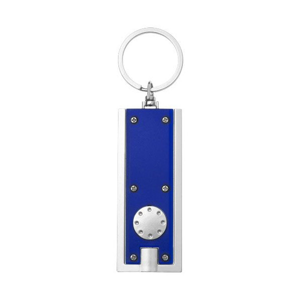Porte-clés avec lampe LED Castor - Accessoire B2B personnalisable de qualité