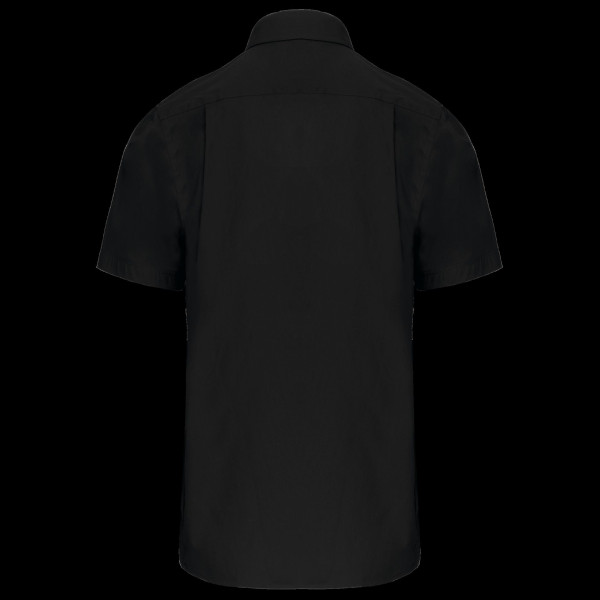Chemise popeline manches courtes personnalisable pour communication d’entreprise – 100% coton Easy Care – BCM Goodies