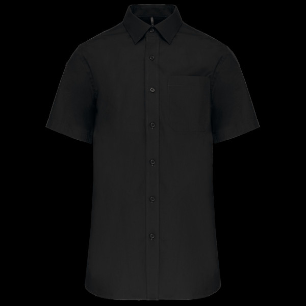 Chemise popeline manches courtes personnalisable pour communication d’entreprise – 100% coton Easy Care – BCM Goodies