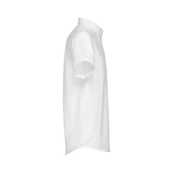 Chemise Oxford à Manches Courtes Homme THC LONDON WH - Blanche - BCM Goodies