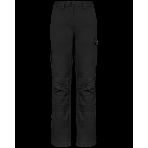 Pantalon de travail multipoches femme 60% coton 40% polyester – Vêtement professionnel personnalisable BCM Goodies