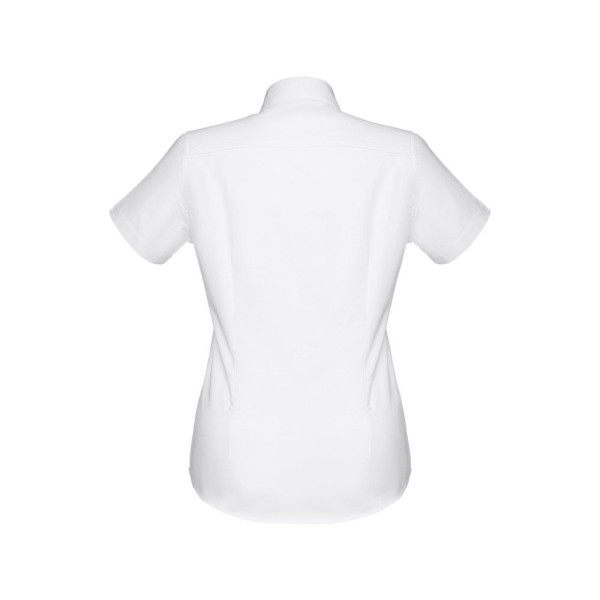 Chemise Oxford à manches courtes pour femmes - THC London Women WH - Blanche
