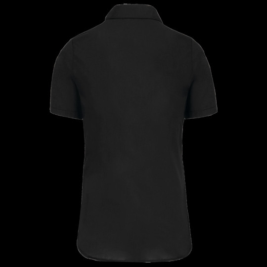 Chemise popeline manches courtes femme personnalisable – Vêtement d’entreprise pour communication et fidélisation