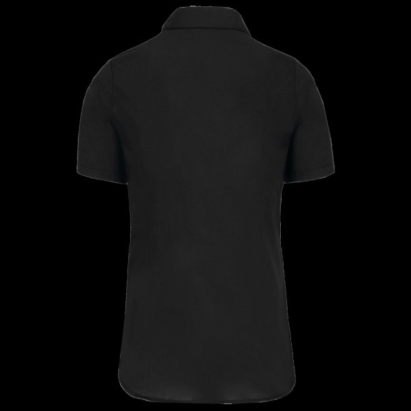 Chemise popeline manches courtes femme personnalisable – Vêtement d’entreprise pour communication et fidélisation