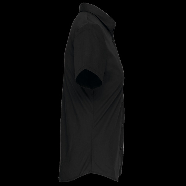 Chemise popeline manches courtes femme personnalisable – Vêtement d’entreprise pour communication et fidélisation