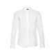 Chemise en popeline blanche à manches longues pour hommes - THC PARIS WH