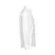 Chemise en popeline blanche à manches longues pour hommes - THC PARIS WH