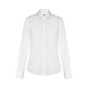 Chemise en popeline blanche à manches longues pour femmes - THC PARIS WOMEN WH