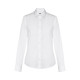 Chemise en popeline blanche à manches longues pour femmes - THC PARIS WOMEN WH