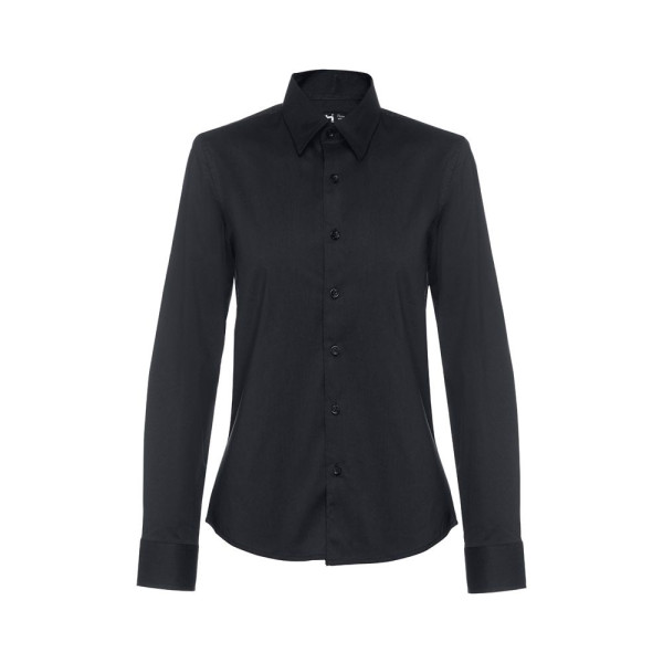 Chemise en popeline à manches longues pour femmes THC PARIS WOMEN - BCM Goodies
