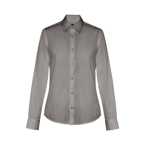 Chemise en popeline à manches longues pour femmes THC PARIS WOMEN - BCM Goodies