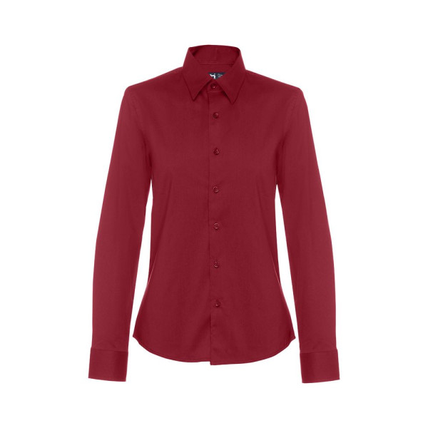 Chemise en popeline à manches longues pour femmes THC PARIS WOMEN - BCM Goodies