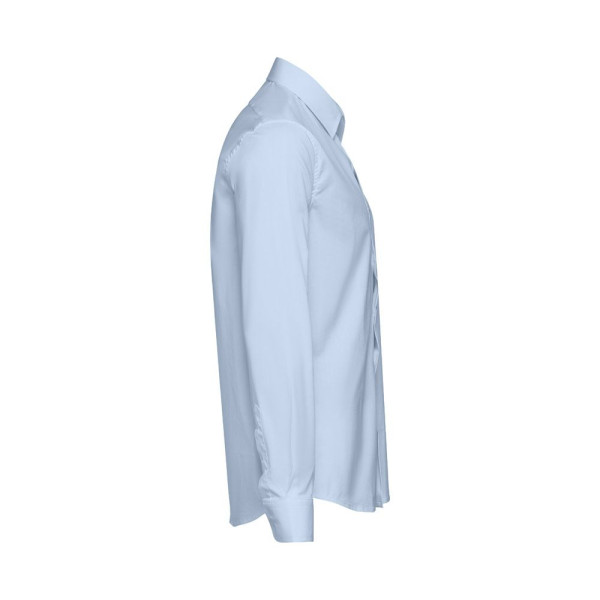 Chemise en popeline à manches longues pour hommes - THC PARIS