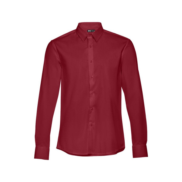Chemise en popeline à manches longues pour hommes - THC PARIS