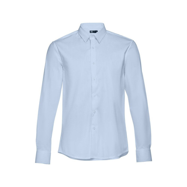 Chemise en popeline à manches longues pour hommes - THC PARIS