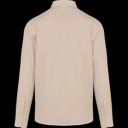 Chemise coton manches longues Nevada homme personnalisable – Vêtement d’entreprise textile promotionnel