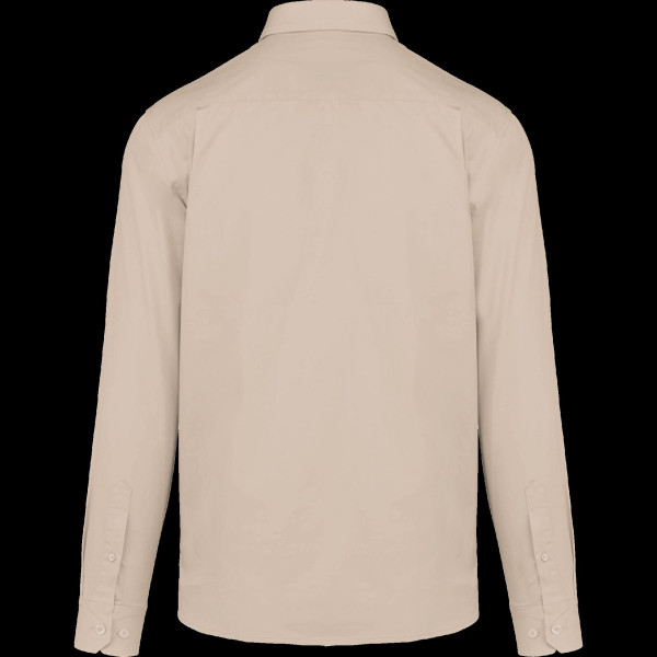 Chemise coton manches longues Nevada homme personnalisable – Vêtement d’entreprise textile promotionnel