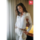 Chemise Oxford Blanche à Manches Longues pour Femmes - Personnalisable | BCM Goodies
