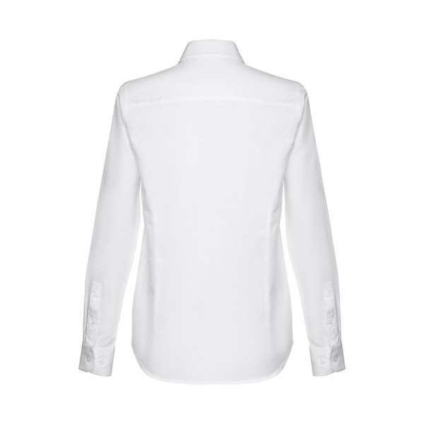 Chemise Oxford Blanche à Manches Longues pour Femmes - Personnalisable | BCM Goodies