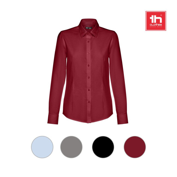 Chemise oxford à manches longues pour femmes THC TOKYO WOMEN - Fiche produit - BCM Goodies