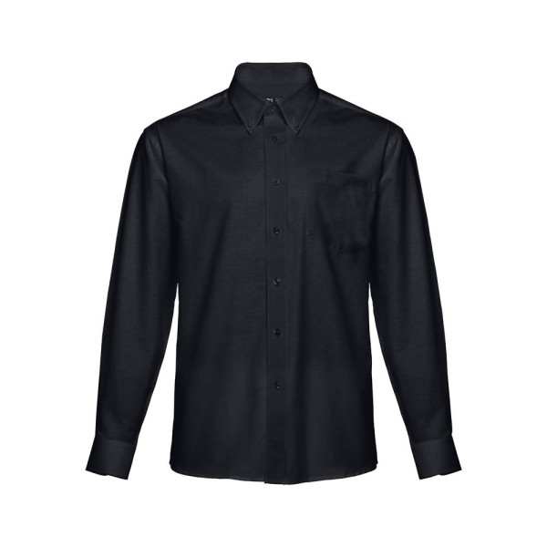Chemise Oxford à manches longues pour hommes THC TOKYO - Chemise personnalisable pour communication d'entreprise