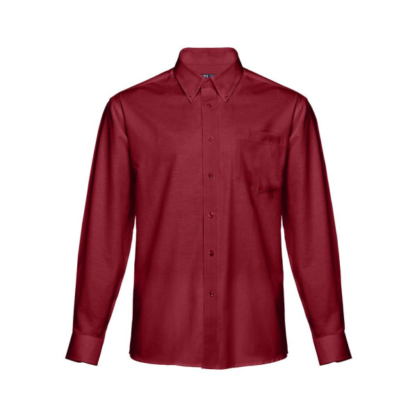 Chemise Oxford à manches longues pour hommes THC TOKYO - Chemise personnalisable pour communication d'entreprise