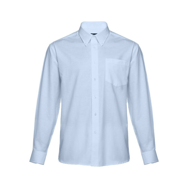 Chemise Oxford à manches longues pour hommes THC TOKYO - Chemise personnalisable pour communication d'entreprise