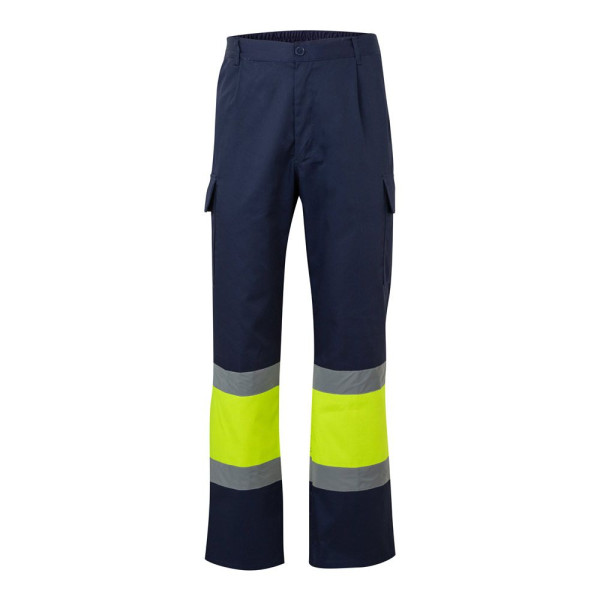 Pantalon bicolore en sergé VL ARTEMIS - Pantalon publicitaire de qualité pour entreprises